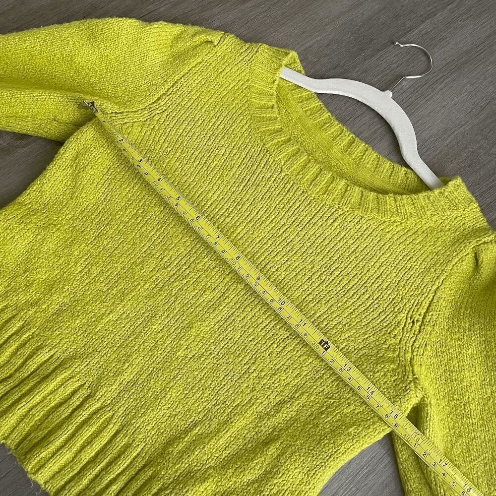 Anthropologie Mauve Crewneck Puff-sleeve Sweater XSmall​​​​​​ - Picture 9 of 9